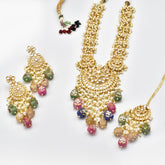 Mehwish Polki Pastel Necklace Set - The Pashm